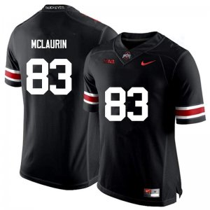 Men's Ohio State Buckeyes #83 Terry McLaurin Black Nike NCAA College Football Jersey Real EXN2844QG